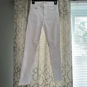 Joe’s High Rise White Jeans Size 24